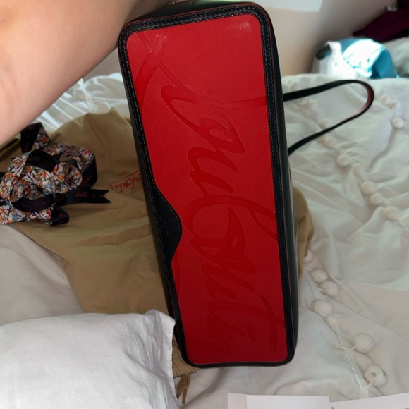 Rare Christian Louboutin walk a mile in my shoes Cabata small genuine - Picture 7 of 8